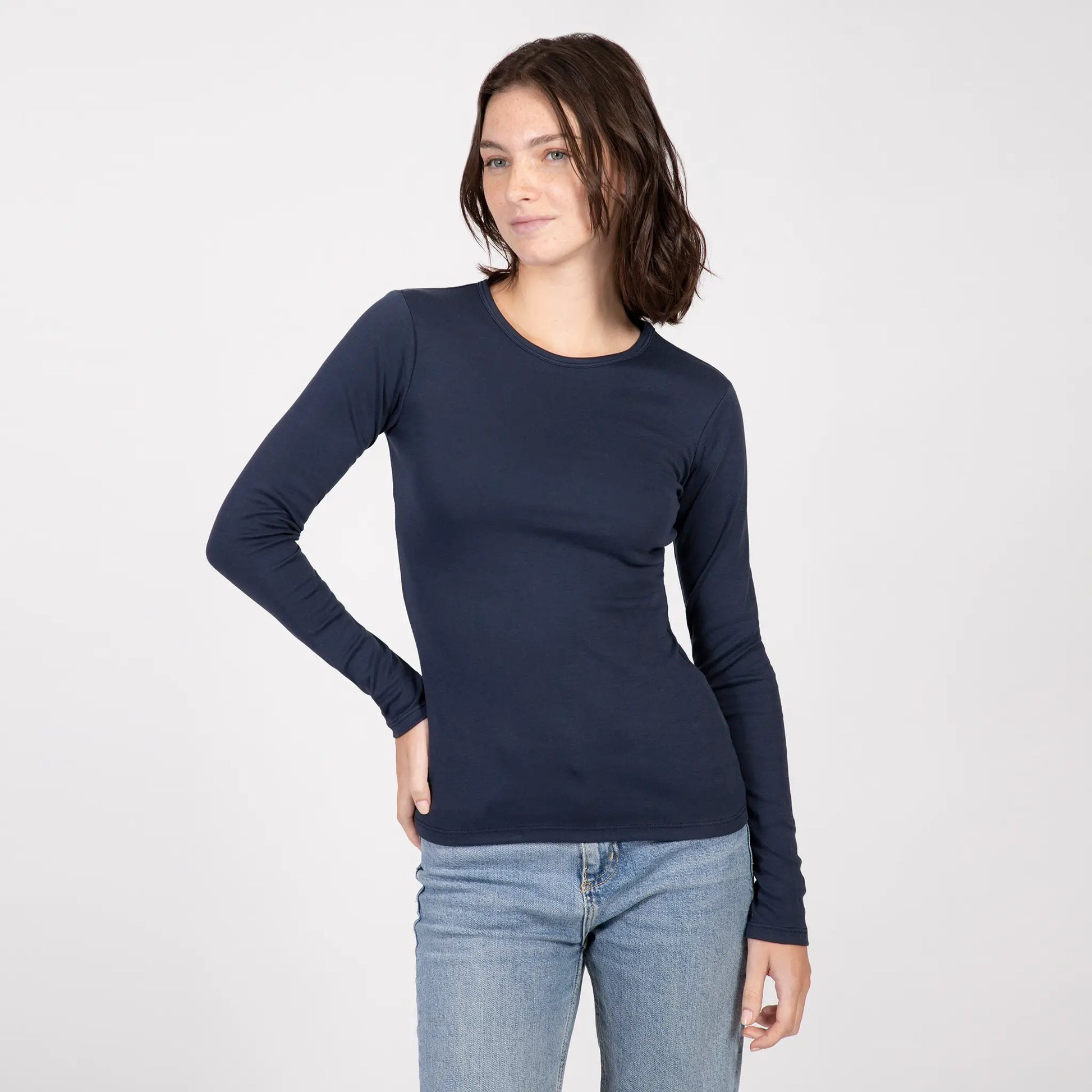 Women's Organic Pima Cotton Long Sleeve T-Shirt